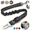 Top-grade Pet Car Safety Belt Dogs Cats Safety Belt Reflective Line Adjustable Seat Belt Length Suitable Any Dog Traction Collar. 