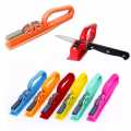 High-quality material for durable and long-lasting use- Professional knife sharpener for chef knives-knife sharpening system with diamond-coated rod- Easy to use with non-slip base and ergonomic desi. 