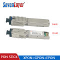 PON STICK EPON GPON XPON SFP ONU Stick With MAC SC Connector DDM Module HGU 1490/1330nm PPPoE IPoE 1.25Gbps.