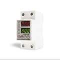 Voltage Current Protector - Protector Circuit Breaker with Adjustable Settings for Under/Over Voltage and Over Current Protection + Automatic Recovery + Color Display - 40A. 