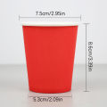 10PCS 9oz 250ml Solid Thick Paper Cup Disposable Cup Wedding Birthday Party Holiday Disposable Tableware.