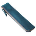 Portable Genuine Cowhide Pencil Case Retro Leather Pen Bag Storage Pouch for Pens Stationery Holder School Office Supplies. 