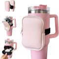 Water Bottle Pouch for For Stanley Cup 40oz/20oz/30oz Water Bottle Caddy Neoprene Tumbler Bag for Cards Keys Wallet Earphone. 