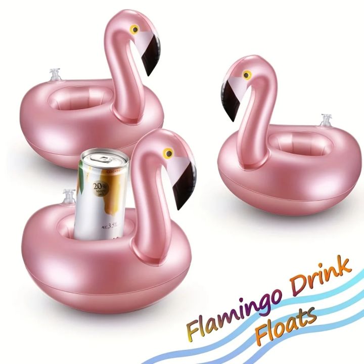 Inflatable Floating Drink Holder – Fun Pool Cup Coaster for Beach Hot Tub or Water – Floating Beverage Holder for Summer Parties