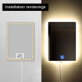 12V 5A LED Dimmer Switch Capacitive CCT Adjustable Touch Sensor Switch For Bathroom Mirror Light Backlight Decoration. 