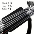 New Portable Mini Golf Club Bag Outdoor Practice Training Portable Storage Lightweight Shoulder Bag Crossbody Club Bag Unisex. 