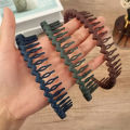 3pcs Fashion Non-slip Hair Bands for Women Men Simple Headband Face Wash Hair Band Wave Shape Hairband Hair Accessories. 