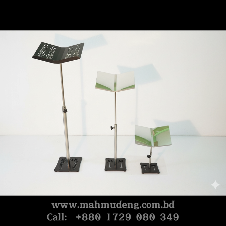 Rehal | Book Stand Stainless Steel Rehal | Foldable Steel Rehal | Daraz ...