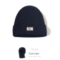 2In1 Mask Beanies Hat Kintted Thicken Winter Ski Balaclava Full Face Mask Thermal Windproof Coldproof Running Earmuffs Hat.