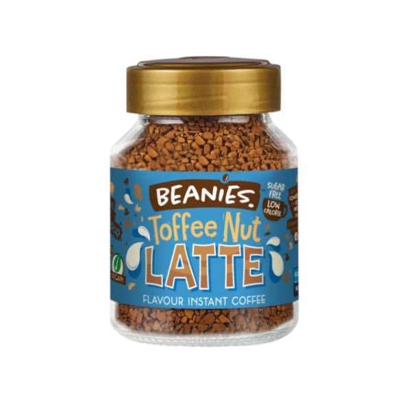 Beanies Toffee Nut Latte Instant Coffee 50g