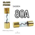 AGU fuse 80A car fuse protect car and audio system with 5ag80a 5AG glass fuse. 