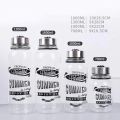 Portable Glass Water Bottle with Protective Bag, 1300ml/700ml 300ml Sports Outdoor Water Bottles, Travel Heat Proof Drinking Teapot Black 1200ML. 