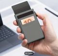 LASVAULT Automatic RFID Blocking Wallet with Smart Pop-Out Card Holder & Slim Design - Large Capacity, Secure RFID Protection, Compact & Portable for Men, Ideal Gift For Everyday Use, Wallet Card Holder, Sleek Wallet, Durable Wallet. 