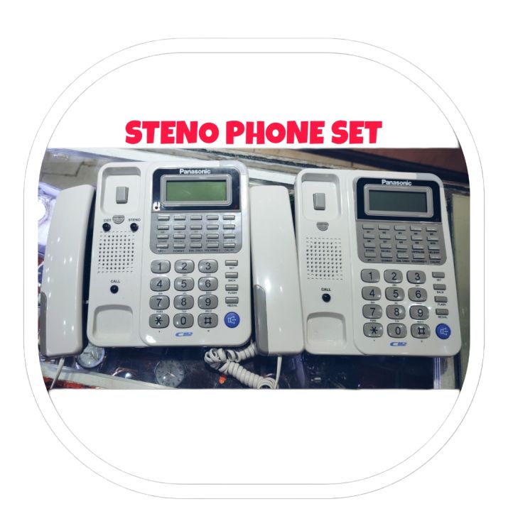 Landline Steno Telephone set Caller id for Office Use