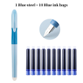 Kawaii Stance Pen Soft Grip, Erasable Replaceable Ink Children's Writing Posture Training Pen School Student Stationery Supplies. 