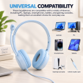 GM103 Gaming Headphones - Over-Ear Stereo Sound Rgb Headset with 360Â° Adjustable Noise Reducing Microphone for PC, Laptop, Mobile, PS4, Xbox - 3.5mm Wired Plug - Red & Black - By FunBug. 