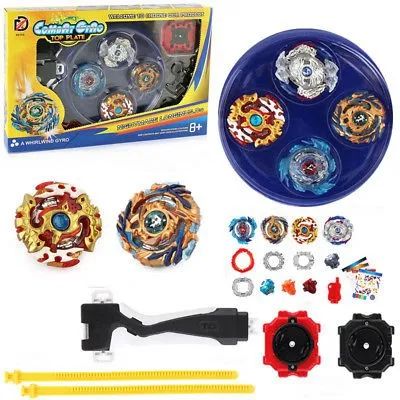 Beyblade Burst 4 Tops Epic Battle Set With Stadium For Kids