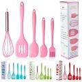 Pack of 5 Silica Gel Kitchen Utensils Set with Box Packing (Mix/Random color). 