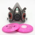 3M Half Facepiece Respirator 6200 Mask With 1 Pair 2091 P100 Filter. 