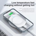 30W Wireless Charger Pad Stand Desktop Ultra-thin Mobile Phone Fast Charging Dock Station For iPhone 15 14 13 12 Samsung Xiaomi. 