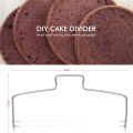 Double Wire Adjustable Cakes Cutter Stainless Steel Cupcakes Levelers Fondant Leveling Layer Slicer Baking Decorating Tool. 