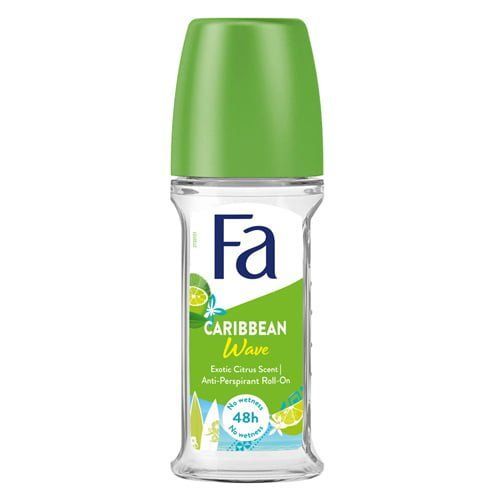 FA Caribbean Wave Deodorant Roll On 50ml