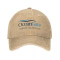Vintage OceanGate Safety Technician Baseball Cap Unisex Style Distressed Washed Headwear Outdoor All Seasons Travel Hats Cap. 