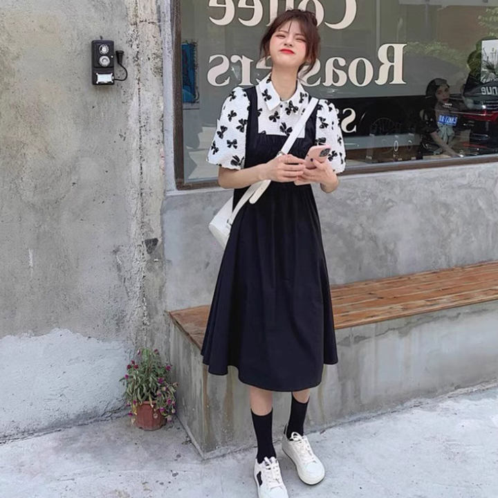 Ready%20to%20ship%20Korean%20fashion%20casual%20short%20sleeve%20cute%20girl%20dress%20-%20Image%205