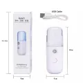 Nano Mist Facial Sprayer USB Humidifier Rechargeable Nebulizer Face Steamer. 