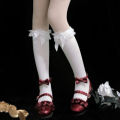 Lolita Lace JK Stockings Bow Knot Lolita Socks Female Long Socks Lolita Soft Sister Jk Uniform Knee Socks Student Cute JK Socks. 