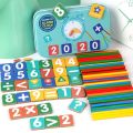 Kids Teaching Aids Plus Subtraction Toy Early Teaching Number Learning Digital Arithmetic Stick. 