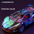 [Ready to Send] Toys for Children Beautiful Rainbow-Colored Sports Car, Super Simulation Car, Toys for Boys.. 