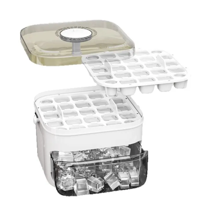 50%20Grid%20Ice%20Cube%20Mold%20Large%20Capacity%20Reusable%20Ice%20Maker%20Household%20Food%20Grade%20Double-Layer%20Ice%20Storage%20Box%20Ice%20Cube%20Tray%20Mold%20-%20Image%202