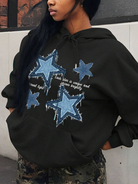 Retro%20Blue%20Star%20Printed%20Women%20Hoodie%20Casual%20Multicolor%20Hoody%20Vintage%20Loose%20Y2K%20Hoodies%20Comfortable%20Fleece%20Woman%20Clothing%20-%20Image%202