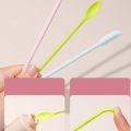 1PC Double-Headed Silicone Seal Wax Scraper Cleaning Spoon Stamp Tool DIY Epoxy Resin Decoration Powder Multifunctional Spoon .