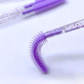 50pcs Crystal Silicone Eyelash Brush Eyebrow Wands Applicator Makeup Brushes Eyelash Extension Spoolie Microbrush Cosmetics Tool. 