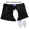 1PCS External Bedridden Wearable Silicone Male Urine Bag With Urinary Catheter Urine Collector Underpants Drainage Bag Reusable. 