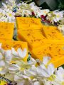 Saffron Goat Milk Handmade Soap Bar. 