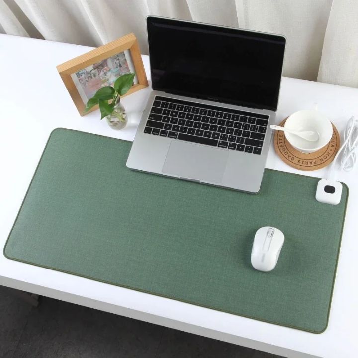 Heating Mouse Mat Computer Mouse Pad Waterproof Gaming Pad Temperature Heat Hand Warmer Pad For Office Desk Winter  26x52cm
