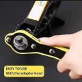 Universal Car Jack Ratchet Wrench|360 forward and reverse knob Labor-Saving design|Scissor Jack Lift Speed Handle Tool|Jack Lug Handle Tool|Tire Wheel Jack Wrench. 
