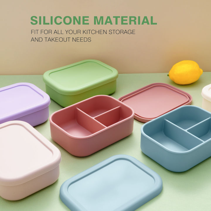 1PCS%20Baby%20Silicone%20Food%20Storage%20Box%20Solid%20Color%20Baby%20Tableware%20Three-compartment%20Dinner%20Plate%20Children%20Portable%20Lunch%20Box%20-%20Image%206