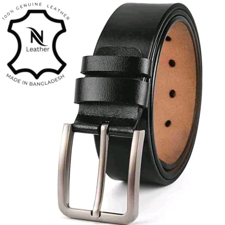 MODEL: NBB- 02 Pure Cow Leather Stylish Plain Casual Belt