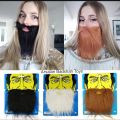 Long Artifical Beard Man Funny Mustache Party Propss (White) ,Kids Mustache and Beard For Character Play Toy For Kids.. 