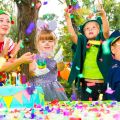 Large Rainbow Magic Circle Children's Hand Eye Coordination Toys Birthday Party Toys Party  Guests Pinata Fillers. 