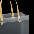 10PCS Frosted Tote Bag PVC Waterproof Transparent Eco-friendly Companion Candy Bag.