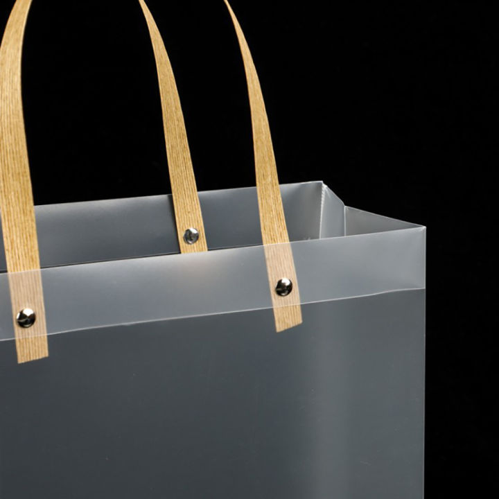 10PCS%20Frosted%20Tote%20Bag%20PVC%20Waterproof%20Transparent%20Eco-friendly%20Companion%20%20Candy%20Bag%20-%20Image%206