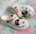 New Premium EVA Thick-Sole Comfort Lightweight Soft Cushion Slip-On Shoes Clogs Sandals with Cute Decorative Charms. 