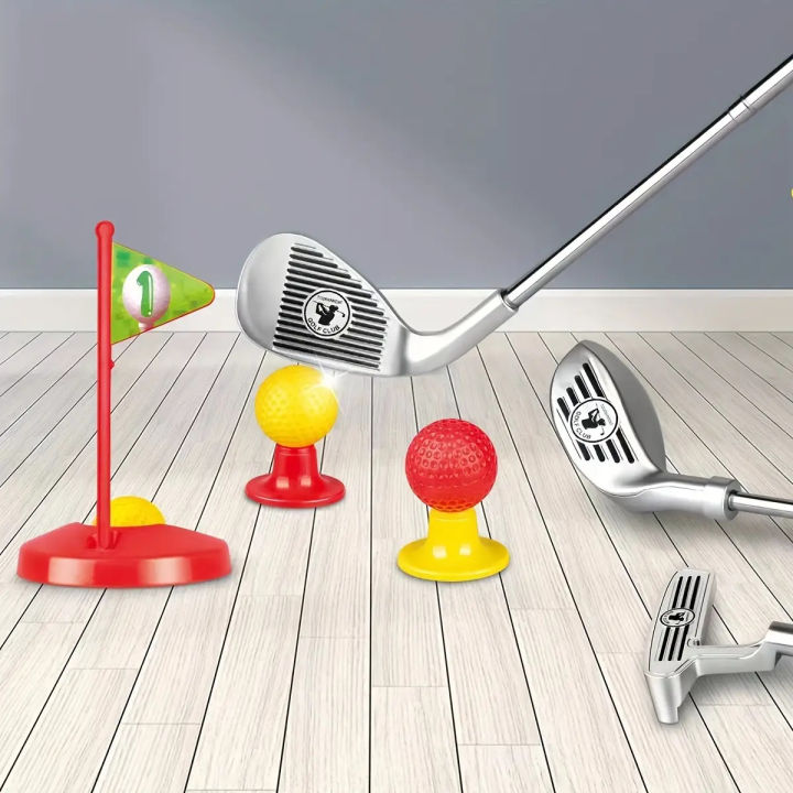 1%20Set%20Children's%20Golf%20Club%20Set%20Outdoor%20Sports%20Toys%20Sports%20Games%20Competitive%20Indoor%20Interactive%20Retractable%20Golf%20Club%20Set%20Toys%20-%20Image%204