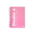 Double A professional plastic book cover A6 thickness 70 GSM. 100 sheets assorted colors 4 books. 