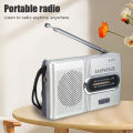BC-R21 Mini Radio AM FM Battery Operated Portable Radio Best Reception Longest Lasting For Running Walking Home Soundbox. 